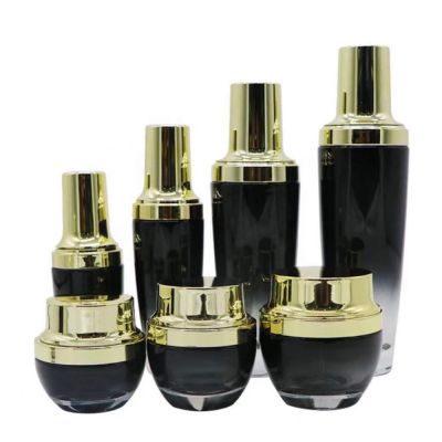 Professional supplier Skin Care Cream Essential Oil Dropper 30ml small black bottle