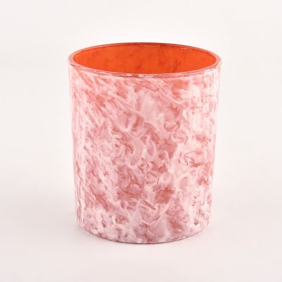 New design decoration glass vessels for candles wholesale