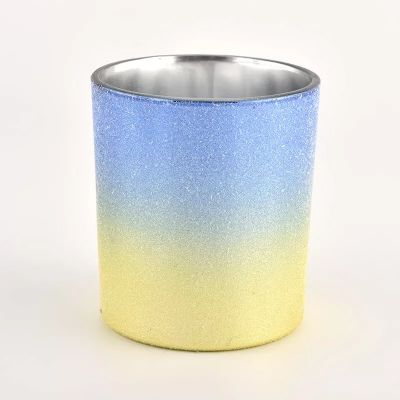 luxury new 8oz gradient glass candle jar