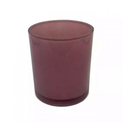 Factory direct sale wholesale 10oz polished glass candlejar with bamboo/wood lid for candles making