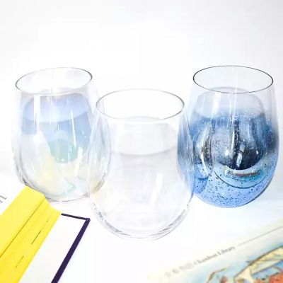 high end handmade wine glass candle cup holder