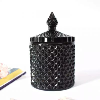 container candle vessels with lid autumn popular black candle vessel with gold rim candle vessel bowl