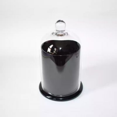 dome base 15 oz candle vessel 420ml christmas cloche candle vessel