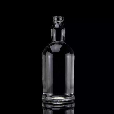 Factory Wholesale Custom Trend Products Exquisite Brandy Glass Bottle 700ml 750ml Brandy Glass Bottle Custom Logo Super Flint