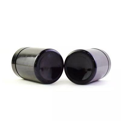 Naturally Classic Ultraviolet Light Filtering Technology Black Premium Smell Proof Case Jar With Cr Smooth Flat