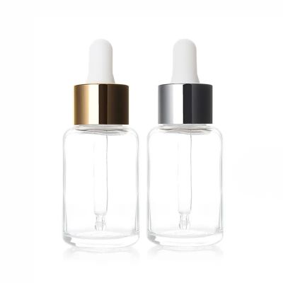 30ml 1oz bamboo wood lid glass dropper bottle for oil essential oil cosmetic serum tinctures aluminum caps droplet bottles