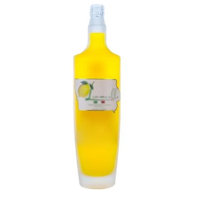 high quality customized shape 700ml 750ml vodka bottle liquor glass bottle with cork cap