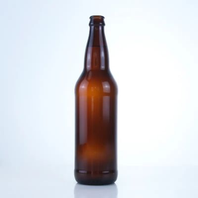 Factory Direct 660ml 750ml empty amber Beverage Beer Bottle With Standard Beer Cap
