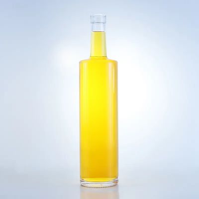 Ordinary White Flint Glass Bottles Wine Square Food Grade EC 480ml 500ml Empty Cooking Oil olive Oil Glass Bottles
