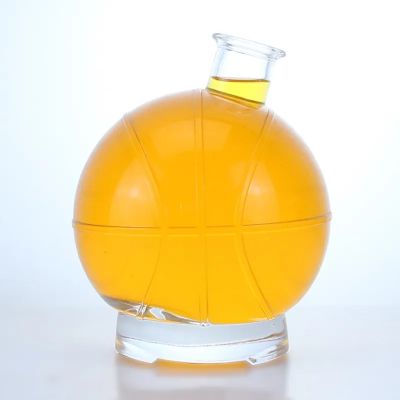 Ordinary flint bulk round fancy perfume ball shaped glass bottles with cork top