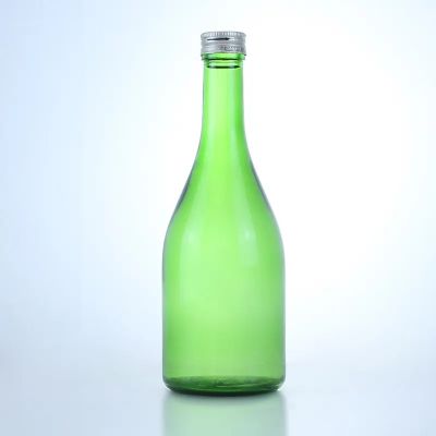 Top quality 250ml 450ml light weight clear water soda glass bottle with screw sealed cap