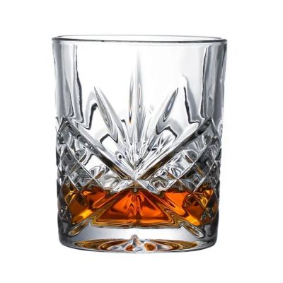 Hot selling snowflake cup bar light luxury lead-free whiskey glass mug drinking glasses