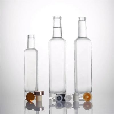 clear small quantity high flint thick bottom olive oil glass bottles 500 ml 250 ml