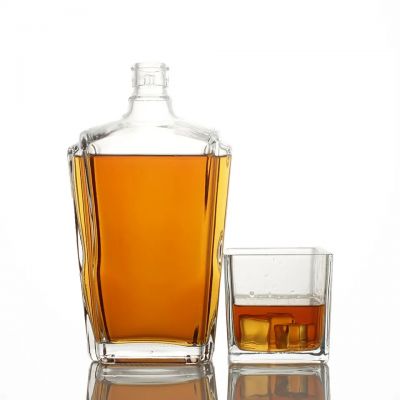 glass bottles manufacture custom 750ml rum vodka liquor glass bottle