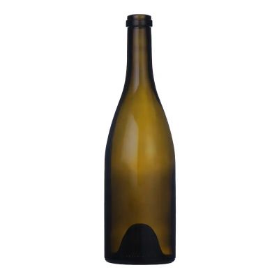 Custom colour red glass wine bottle 750ml chardonnays syrahs pinot noirs wine glass bottle
