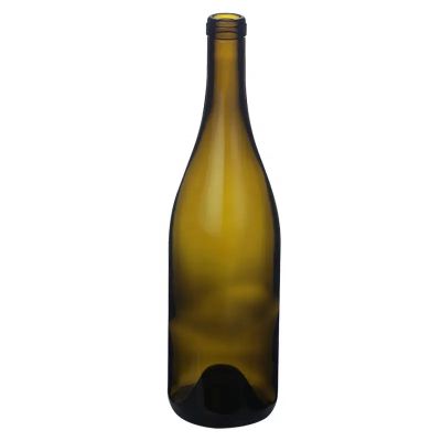 Premium Chardonnays Bottle 750ml Antique Green Burgundy Wine Glass Bottle