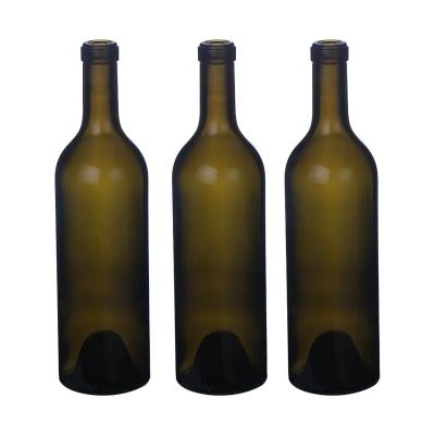 Reasonable price lead free high temperature resistance bordeaux bottle wine 750ml