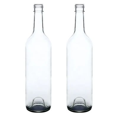 Low price high temperature resistance rich varieties smooth bordeaux wine glass bottle