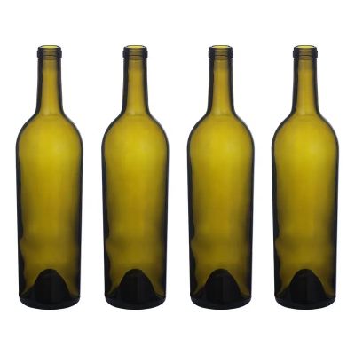 Reasonable Price Premium Cork Finished 750ml 560g Wine Glass Bottle