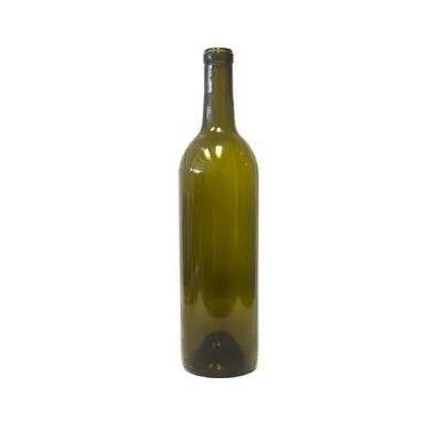 wholesale 375 ml 500 ml 750 ml Bordeaux Burgundy shape brown dark green red wine glass bottles