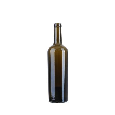 High quality 750ml red wine bordeaux glass bottle for sale