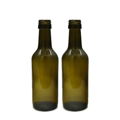 Wholesale Empty 187ml 375ml 500ml 750ml 1000ml bordeaux burgundy shape glass Green Clear wine bottle