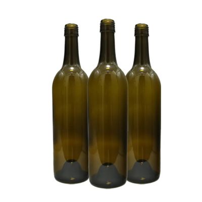 2023 Empty 750ml red wine glass bottles with caps for sale