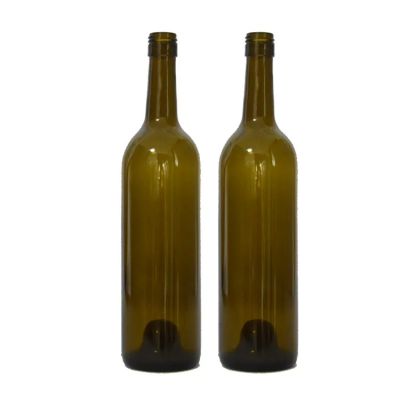 Hot sales 750ml Empty Glass Wine Bottles Large Capacity 75cl Glass Bordeaux Wine Bottle Custom