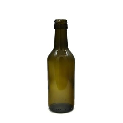 187ml antique green glass bordeaux wine bottle