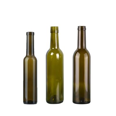 China supplier low price hot sale 375ml food grade glass wine bottle with caps