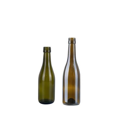 2023 China 375ml wine glass bottles with metal caps