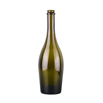 Best selling Wine Glass Bottle 750ml With Cork Custom Design For Burgundy