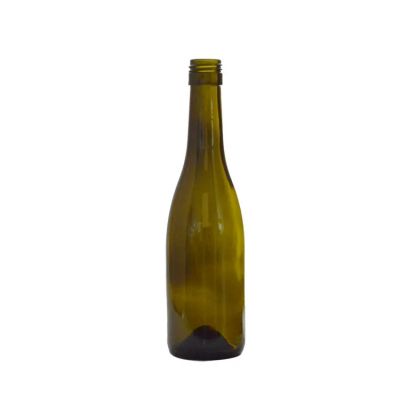 Glass bottle manufacturer for 750ml wine bottle in green color 