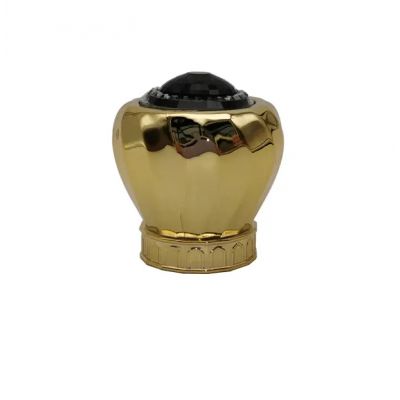 Custom Design Cosmetic Luxury Zamac Perfume Caps Perfume Cap Metal