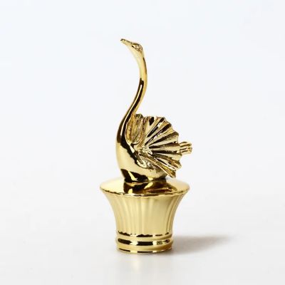 2023 Wholesale High quality zinc swan perfume Zinc-alloy caps Luxury Best Sale Perfume Cap hot sale zamac deer lid