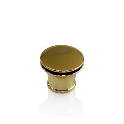 Perfume zamac caps manufacturer new luxurious dubai middle east delicate designer gold metal zamac cap for perfume bottle