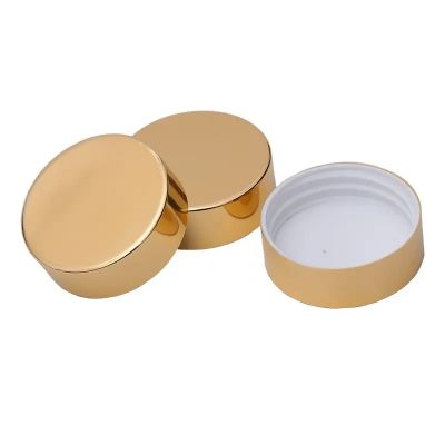 Aluminum Cap Of Light Gold Medicine Bottle Cosmetic Packaging Electrochemical Aluminum Cover High Sealing Cream Bottle Lid