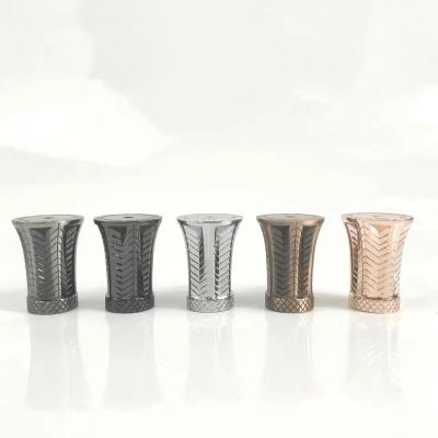 china factory top design shape Cosmetic luxury zinc alloy perfume bottle cap
