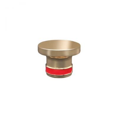 Custom metal round shape Luxury Perfume Cap For Perfume gold Zamac material