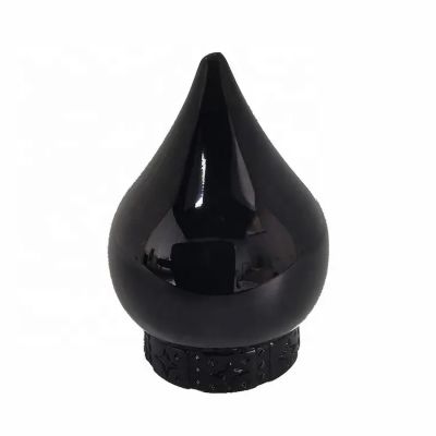 Mosque Design Black Crown Luxury Perfume Bottle Cap