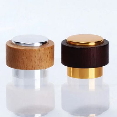 Perfume lids Must Buy wooden Perfume Bottle Cap Customized Wooden plastic ABS Material Perfume Glass Bottle Caps