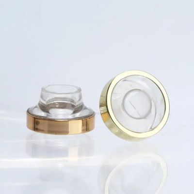 Golden Through Hole ABS+Surlyn Perfume Bottle Cap(T-shape)