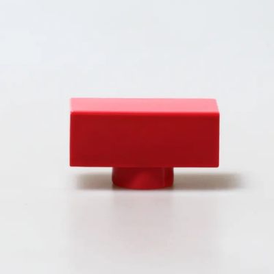 Perfume Cap Customized By Manufacturer Top Grade plastic ABS perfume cap rectangle Macaron red color perfume lid