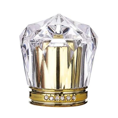 factory hot-sale cheap fragrance oil glass bottle caps perfume Accessories luxury crown rotate bottle cap