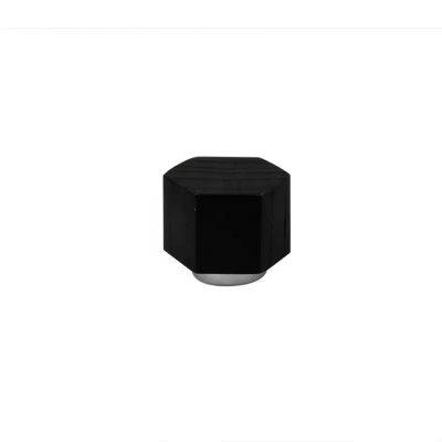 Fashion Factory Customized Fea15 Black Hexagon Shape Wood Perfume Cap