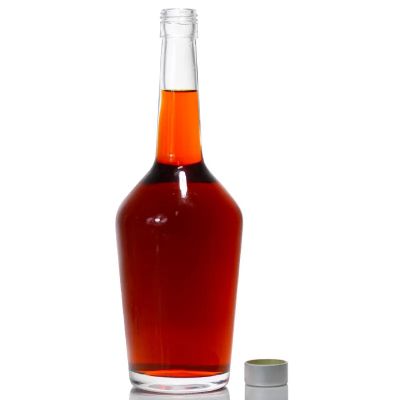 Factory Custom Special Shape Glass Bottle For Liquor Vodka Alcohol Gin Spirits Whiskey Wine Brandy