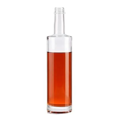 wholesale Price Customized 350 ML Spirit Square Glass Bottles for liquor
