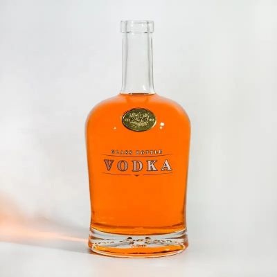 Wholesale Empty Vodka Rum Brandy XO Spirits 750 ml Liquor Glass Bottle