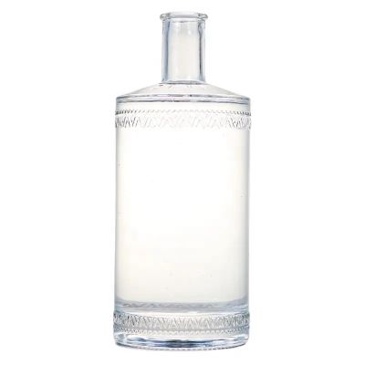 Hot Sale Customized Bottle Popular Drinking Spirits Whisky Vodka Liquor Glass Bottle