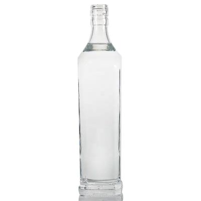 Empty Liquor Wine Glass Bottles 750ml Empty Glass Bottle For Whiskey Custom Shape
